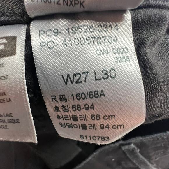 Levi's Women's Black 311 Shaping Skinny Denim Jeans Size 27x30 - Picture 3 of 10